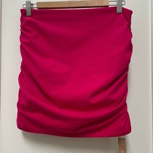 Reformation Melonie Knit
Skirt Size Medium Pink Mini Stretch Bodycon Ruched m
